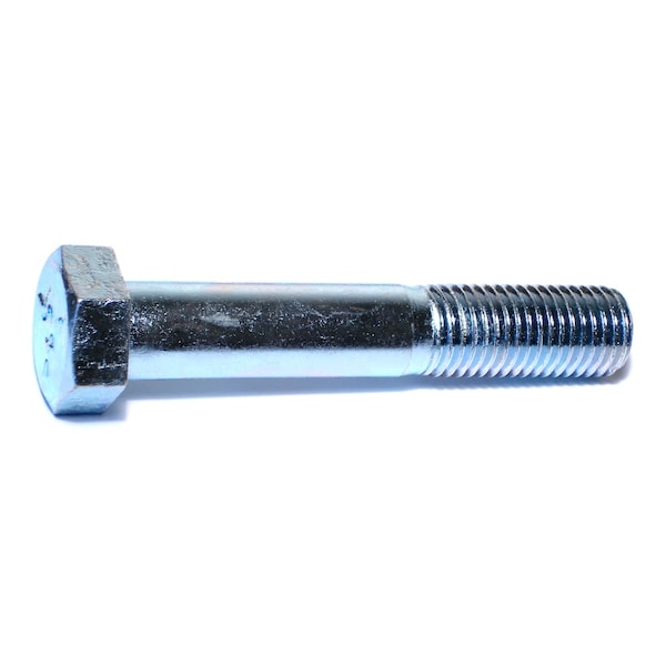 Midwest Fastener Grade 5, 7/8"-9 Hex Head Cap Screw, Zinc Plated Steel, 5 in L, 5 PK 53422 - main